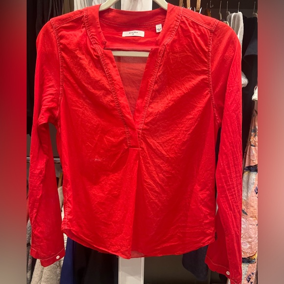 Billy Reid Tops - Billy Reid red long sleeve size XS